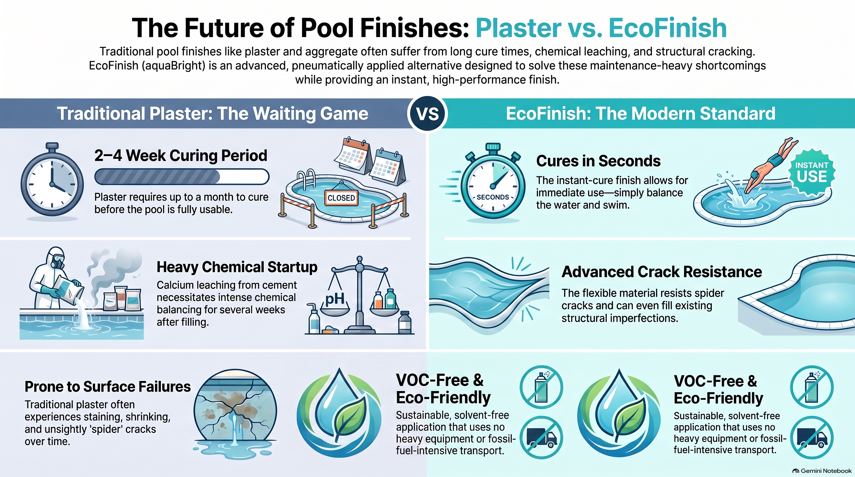 Comparing Pool Finish Options